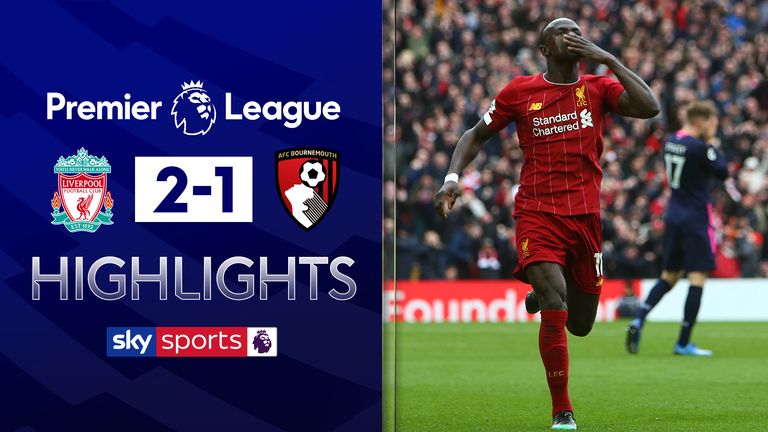 Liverpool v Bournemouth highlights