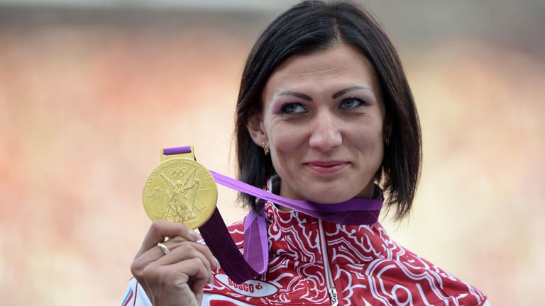 Natalya Antyukh won 400m hurdles gold at the London 2012 Olympics