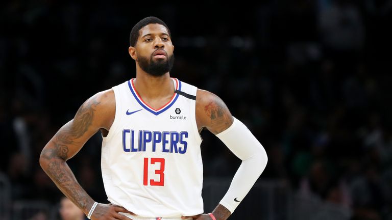 paul george number clippers