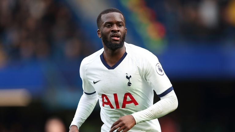 Tanguy Ndombele of Tottenham Hotspur during the Premier League match between Chelsea FC and Tottenham Hotspur at Stamford Bridge on February 22, 2020 in London, United Kingdom.