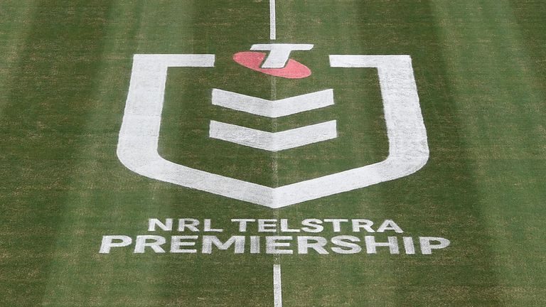 TOWNSVILLE, AUSTRALIA - MARCH 13: A general view of the field of play before the start of the round 1 NRL match between the North Queensland Cowboys and the Brisbane Broncos at Queensland Country Bank Stadium on March 13, 2020 in Townsville, Australia. (Photo by Ian Hitchcock/Getty Images)