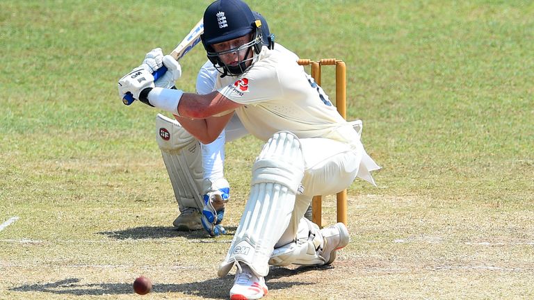 Ollie Pope third day England v Sri Lanka