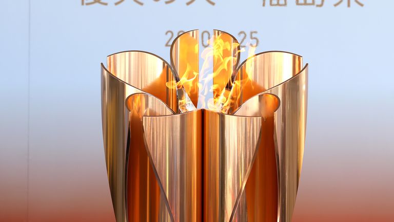 The Olympic torch
