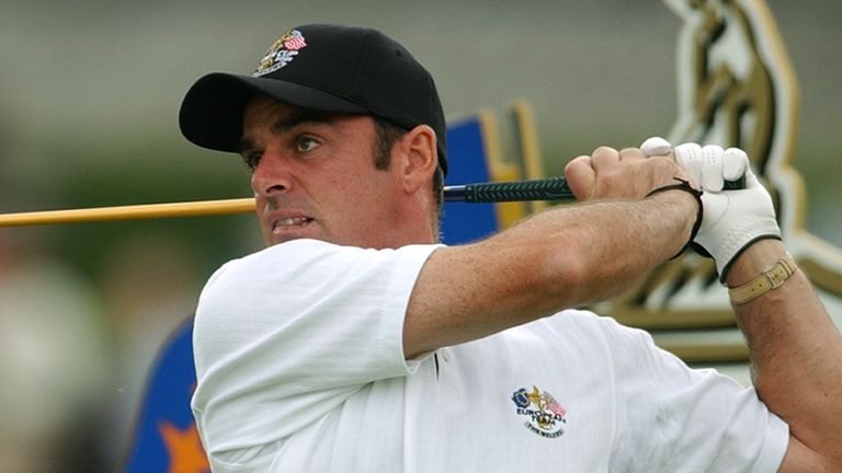 Paul McGinley at the Belfry during the  2002 Ryder Cup