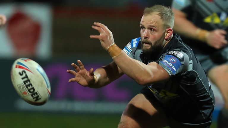 Picture by Ash Allen/SWpix.com - 27/02/2020 - Rugby League - Betfred Super League - Hull KR v Castleford Tigers - Hull College Craven Park, Hull, England - Paul McShane of Castleford Tigers.