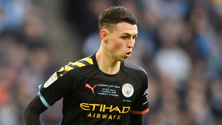 Phil Foden was man of the match for Manchester City in their Carabao Cup final win over Aston Villa