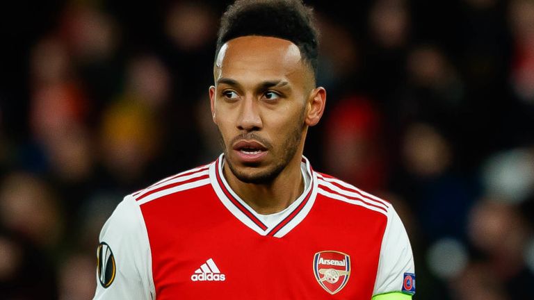 Pierre-Emerick Aubameyang no tiene contrato en el Arsenal al final de la próxima temporada