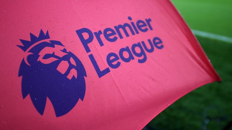 Premier League logo stock image