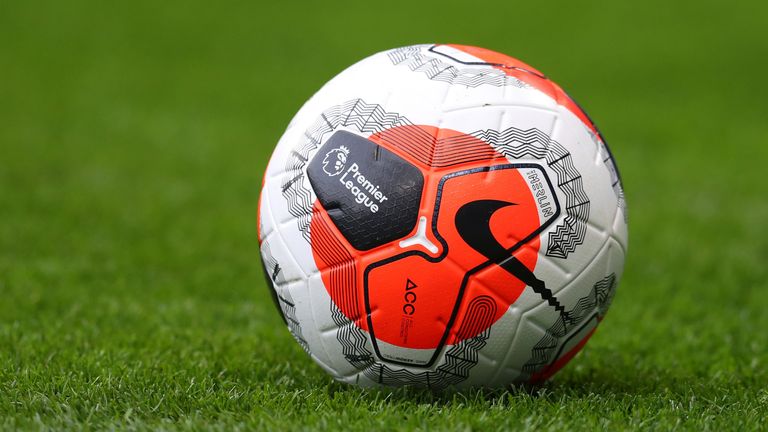 A Premier League match ball