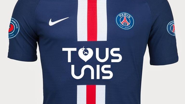 Paris Saint-Germain have launched a special club jersey to raise money in the fight against coronavirus