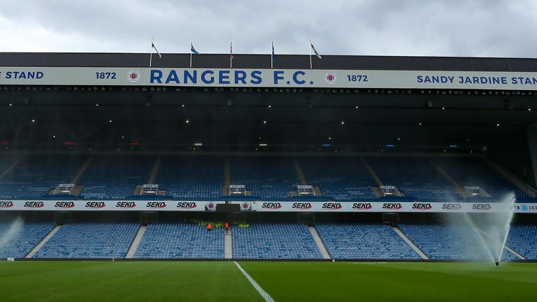 Ibrox was due to stage the Old Firm game on Sunday