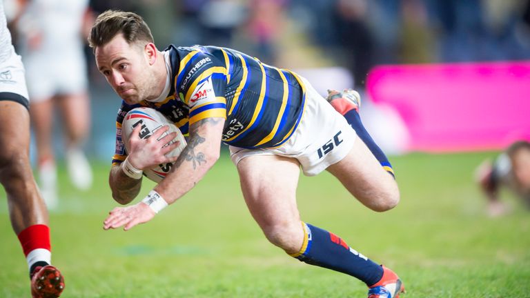 Richie Myler was among the try-scorers for Leeds against Toronto