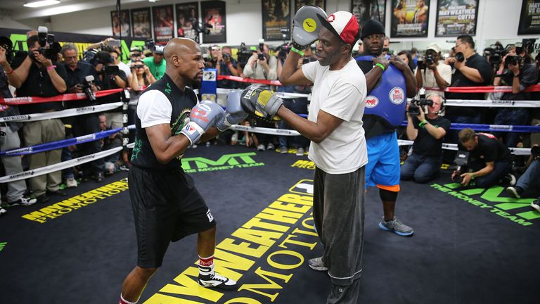 Floyd and Roger Mayweather