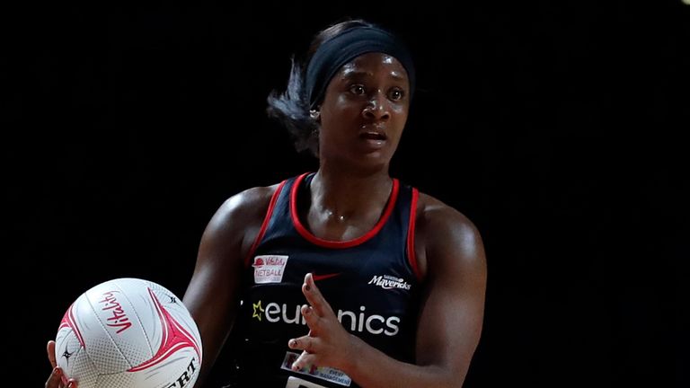 Sasha Corbin in action for Saracens Mavericks 