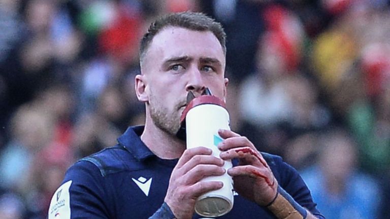 Stuart Hogg celebrated his first home win as Scotland captain  with win over France