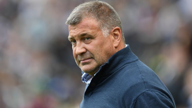 Picture by Anna Gowthorpe/SWpix.com - 16/06/2018 - Rugby League - Betfred Super League - Hull FC v Wigan Warriors - KC Stadium, Kingston upon Hull, England -Wigan Warriors Head Coach Shaun Wane