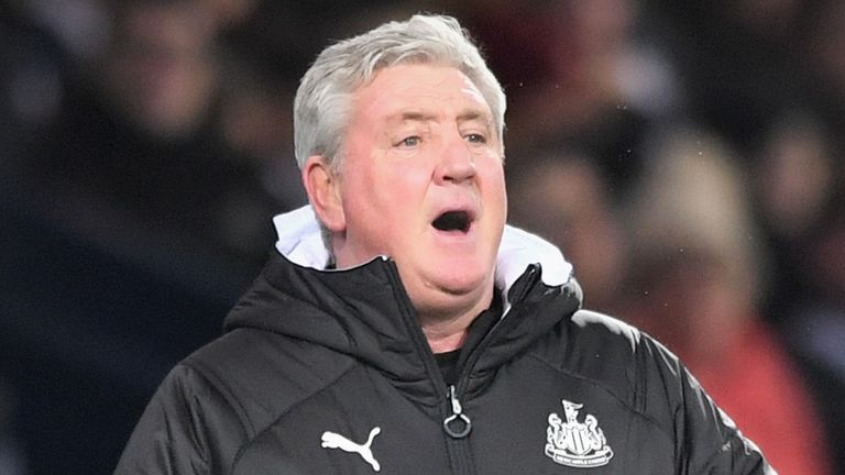  Steve Bruce, Manager of Newcastle United during the FA Cup match between West Bromwich Albion