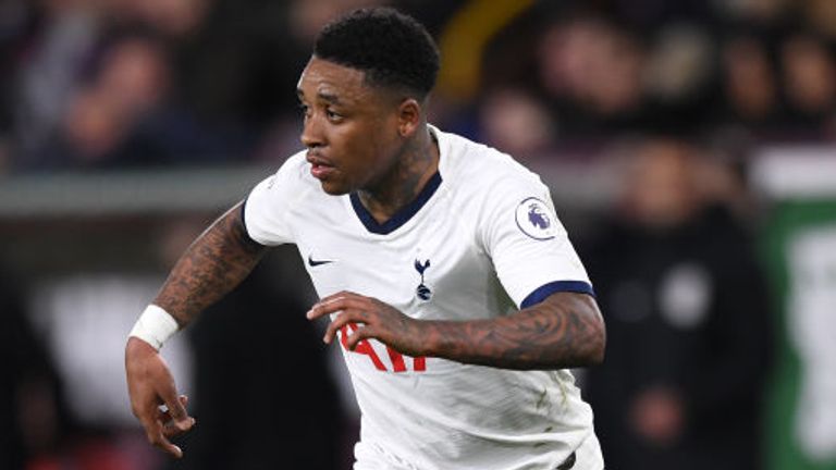 Steven Bergwijn was replaced by Erik Lamela in the 78th minute at Turf Moor on Saturday