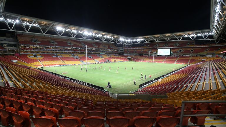 Empty seats at Suncorp Stadium 