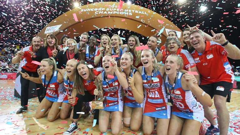 The NSW Swifts won the franchises' first Suncorp Super Netball Championship last year