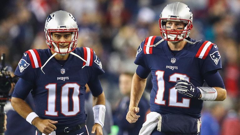 Garoppolo had been tipped to take over from Brady in New England