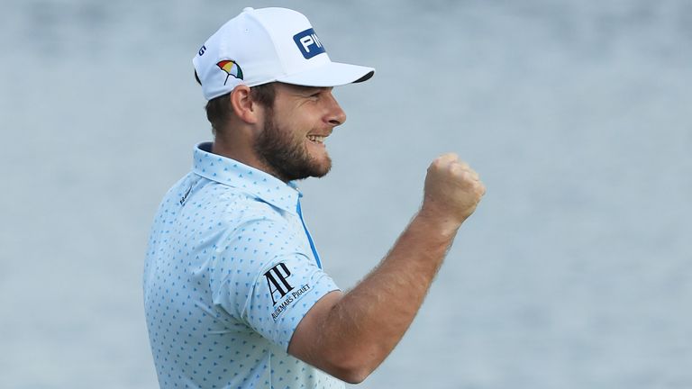Tyrrell Hatton during the final round of the Arnold Palmer Invitational