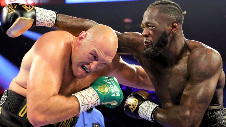 Wilder suffered a stoppage loss to Fury in Las Vegas 