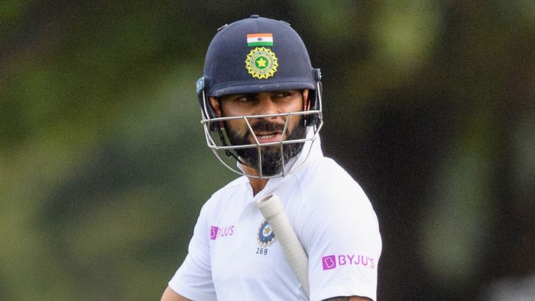 Virat Kohli, India captain, Test vs New Zealand at Christchurch