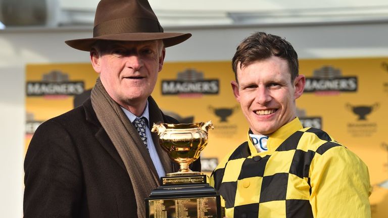 Willie Mullins and Paul Townend celebrate Al Boum Photo's Gold Cup success
