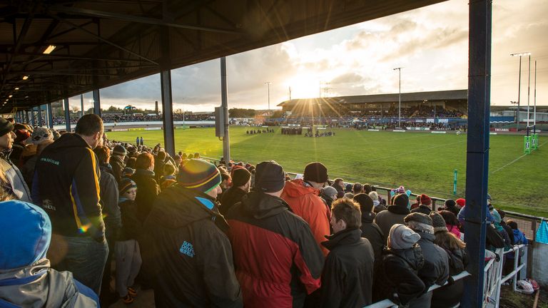 Picture by Allan McKenzie/SWpix.com - 03/11/2013 - Rugby League - Rugby League World Cup - Scotland v Italy - Derwent Park, Workington, England - Derwent Park, GV, General View.