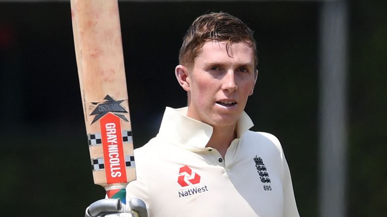 Zak Crawley, England, century in tour match in Sri Lanka