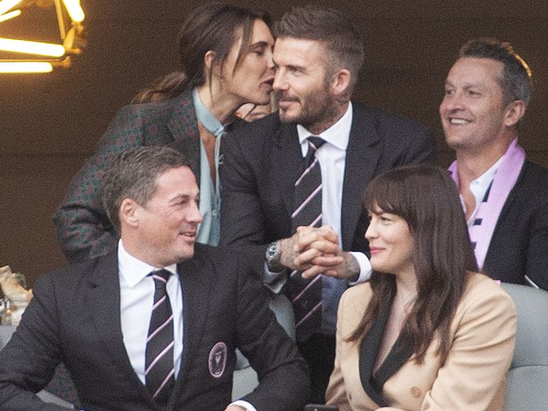 David Beckham in Ralph Lauren for MLS Inter Miami Game in March