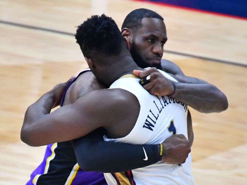 Lebron james clearance on zion williamson