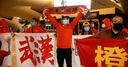 Wuhan fans welcome home city's CSL club