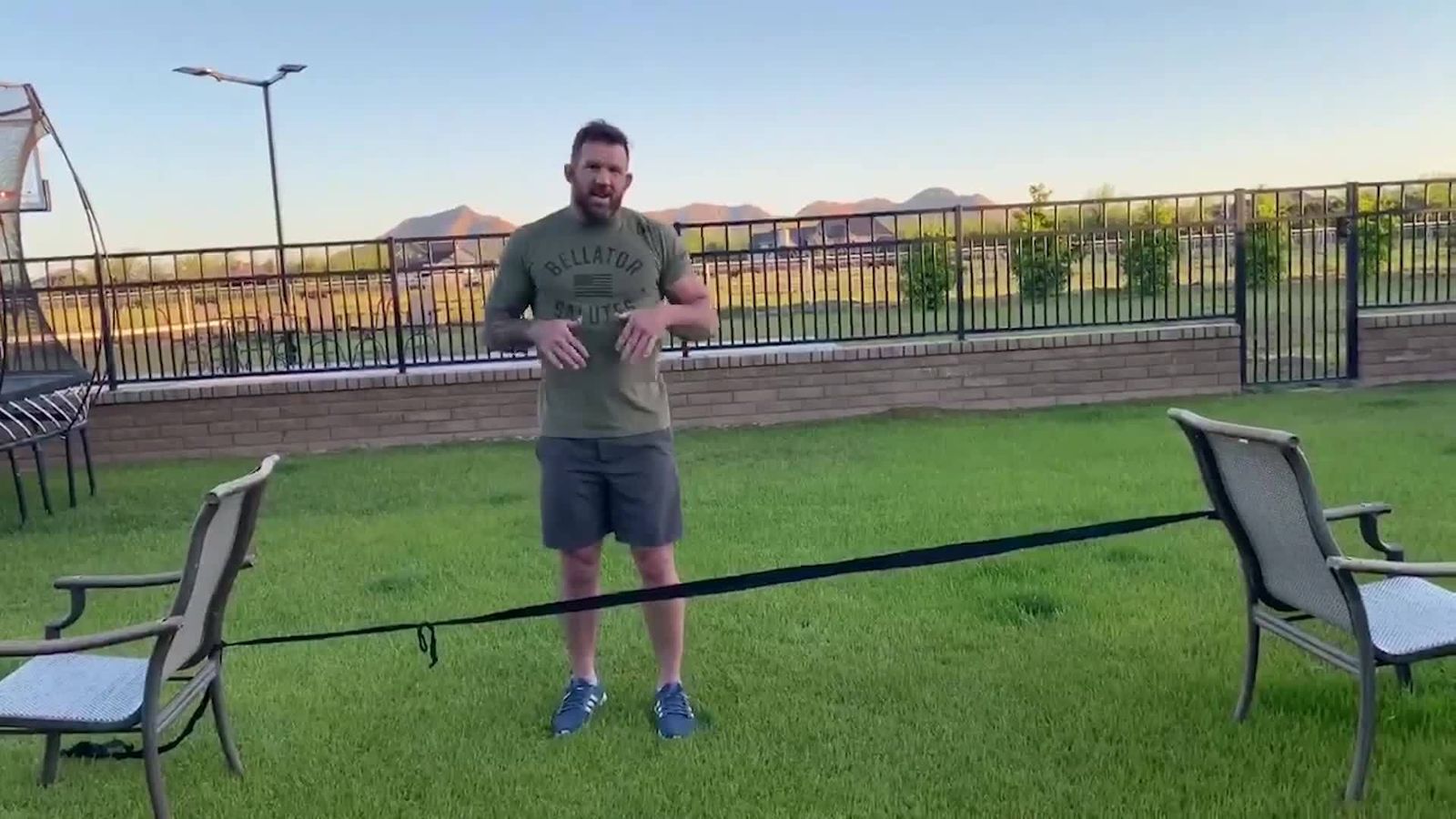 Ryan Bader's intense home workout! WWE News Sky Sports