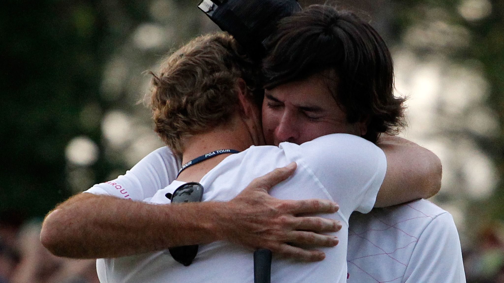 Masters champions interviewed Bubba Watson with James Haddock Golf