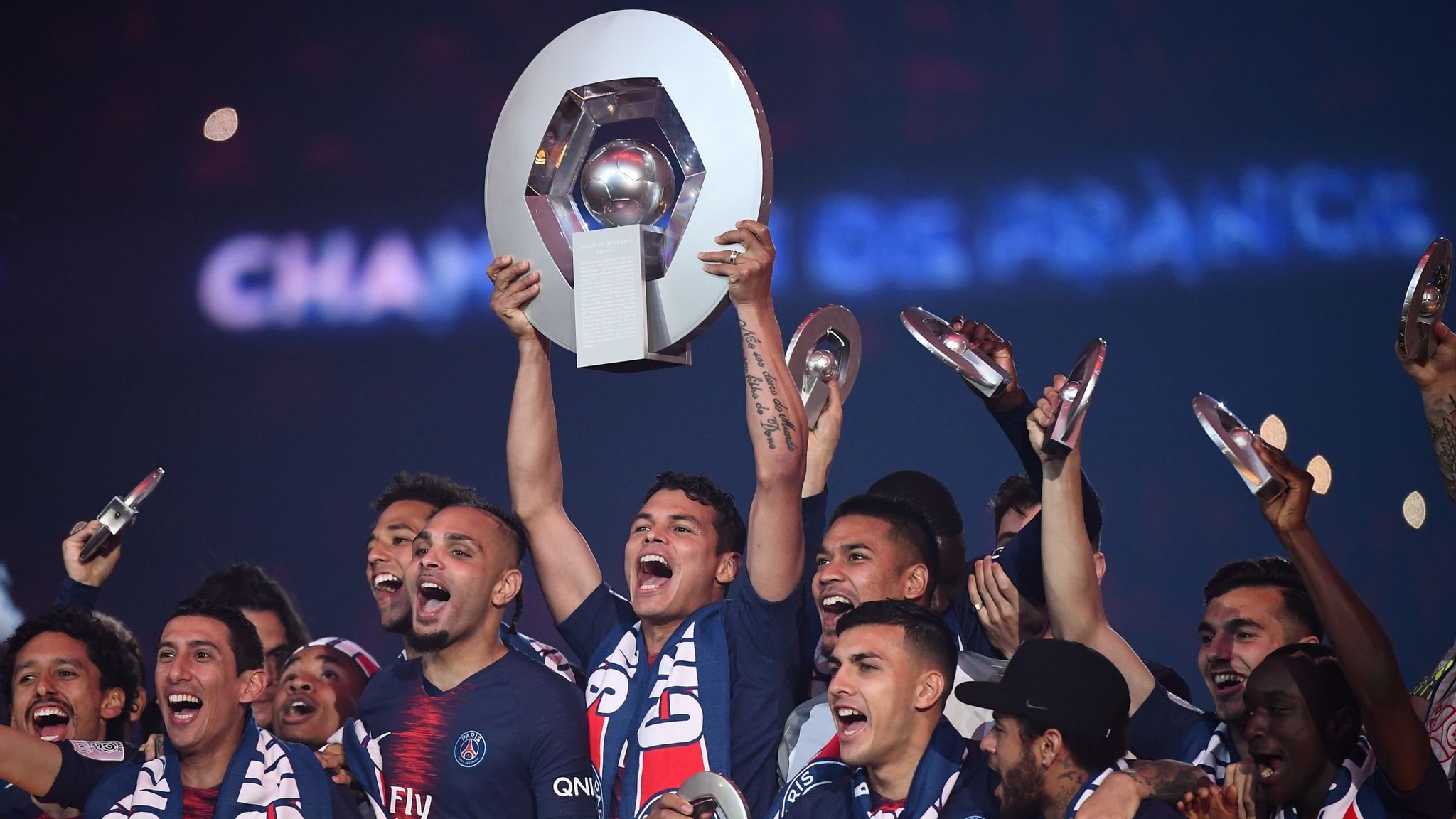 Paris Saint-Germain crowned Ligue 1 champions after French season ...