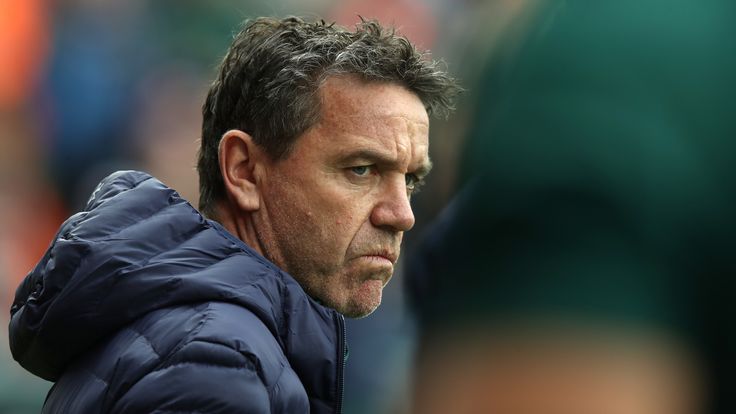 LEICESTER, ENGLAND - APRIL 06: Mike Ford, who has been brought in as a coaching consultant for Leicester Tigers looks on during the Gallagher Premiership Rugby match between Leicester Tigers and Exeter Chiefs at Welford Road Stadium on April 06, 2019 in Leicester, United Kingdom. (Photo by David Rogers/Getty Images)
