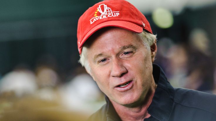 Patrick McEnroe attends the Laver Cup Ball Kid Tryouts at Midtown Athletic Club on June 18, 2018 in Chicago, Illinois.