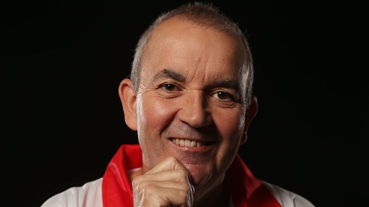 Phil Taylor of England poses for a portrait ahead of the Sydney Darts Masters at Luna Park on August 29, 2013 in Sydney, Australia