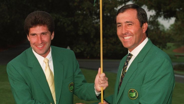 Seve Ballesteros and Jose Maria Olazabal