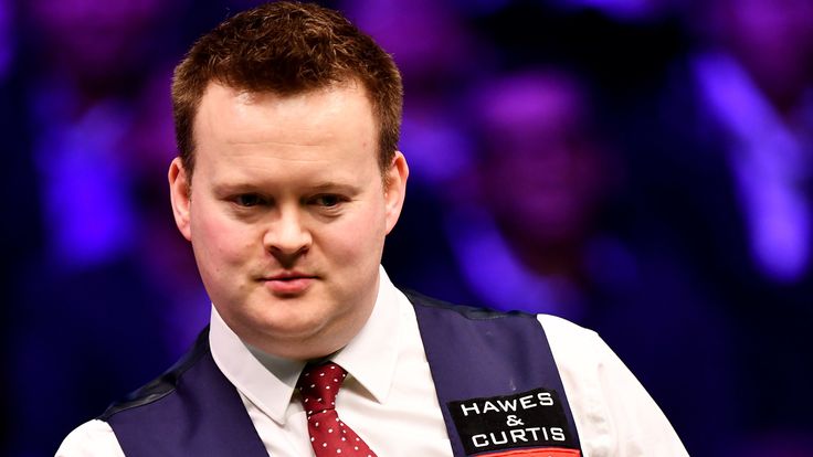 Shaun Murphy of England reacts during his match against Judd Trump of England during The Dafabet Masters on Day Six at Alexandra Palace on January 19, 2018 in London, England.