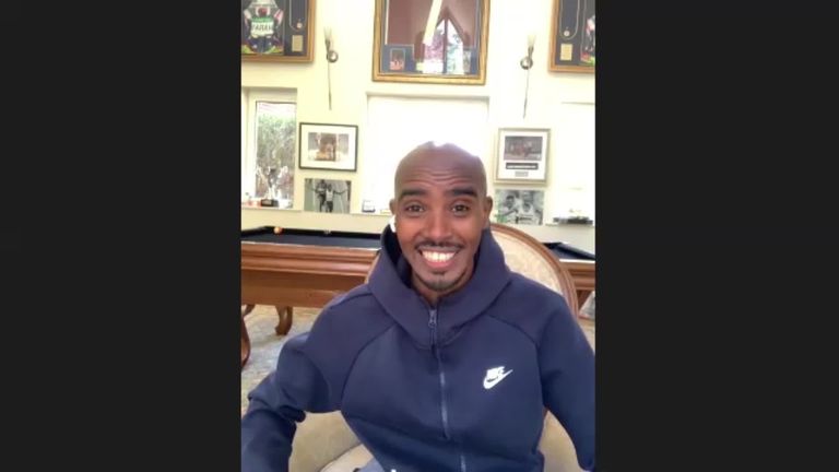 Sir Mo Farah tells Sky Sports News how John Terry nominated him to run 5km to help raise money for the NHS charities