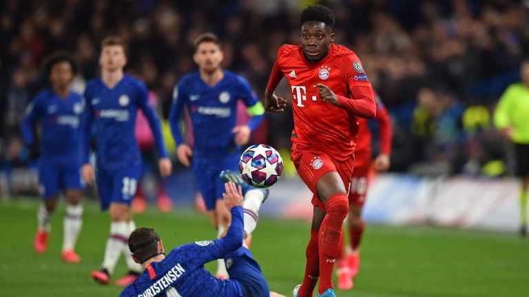 Alphonso Davies terrorised the Chelsea defence, and set up one of Bayern's goals, in their 3-0 win at Stamford Bridge