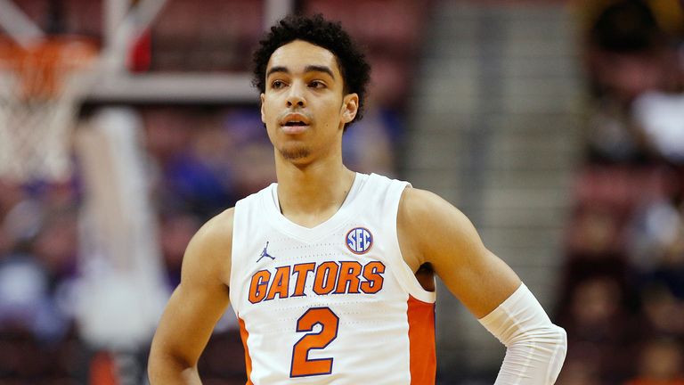 Andrew Nembhard on court for the Florida Gators