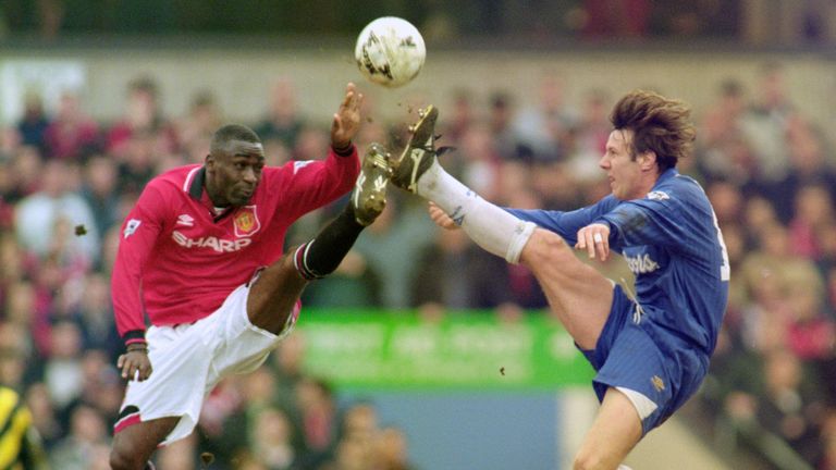 Andy Cole made over 500 appearances including 195 for Manchester United
