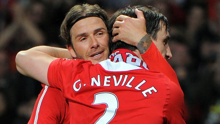 Gary Neville and David Beckham used to room together during their time at Manchester United