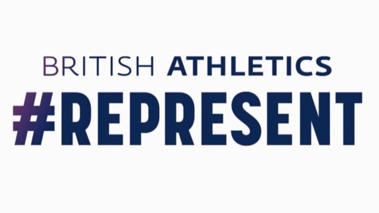 British Athletics Represent logo