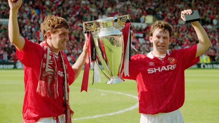 Bryan Robson and Steve Bruce were natural leaders Neville could learn from