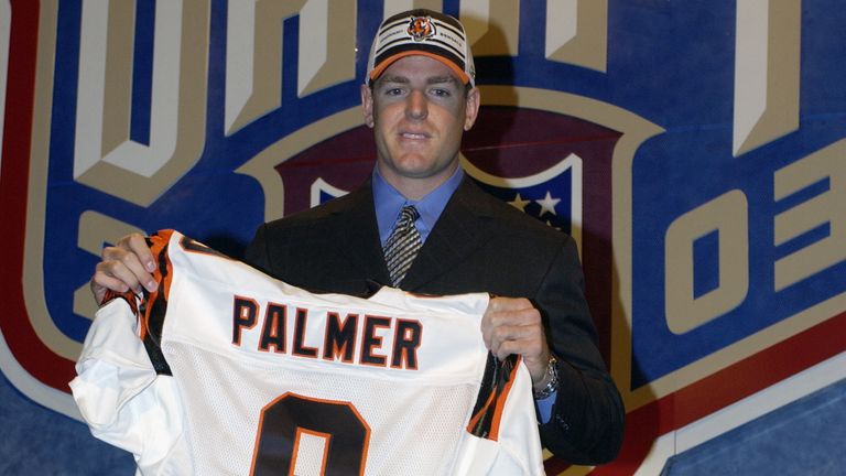 Carson Palmer was selected No 1 in 2003 